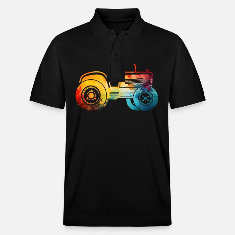 tracteur - Polo PREPSTER bio Stanley/Stella Unisexe - noir