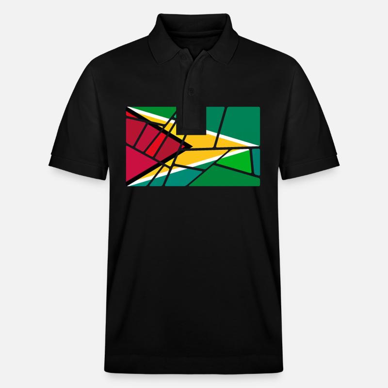 Cadeau pour le Guyana - Polo PREPSTER bio Stanley/Stella Unisexe - noir
