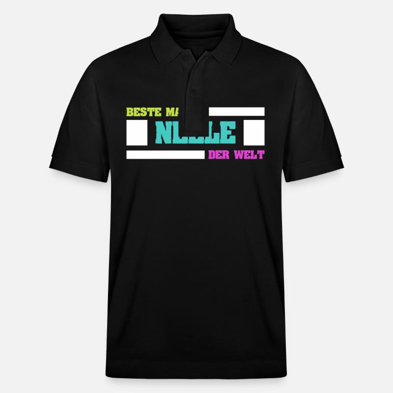 Mutter Neele - Stanley/Stella Unisex Bio-Poloshirt PREPSTER - Schwarz