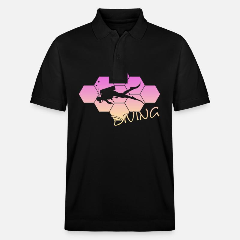 Tauchen - Stanley/Stella Unisex Bio-Poloshirt PREPSTER - Schwarz