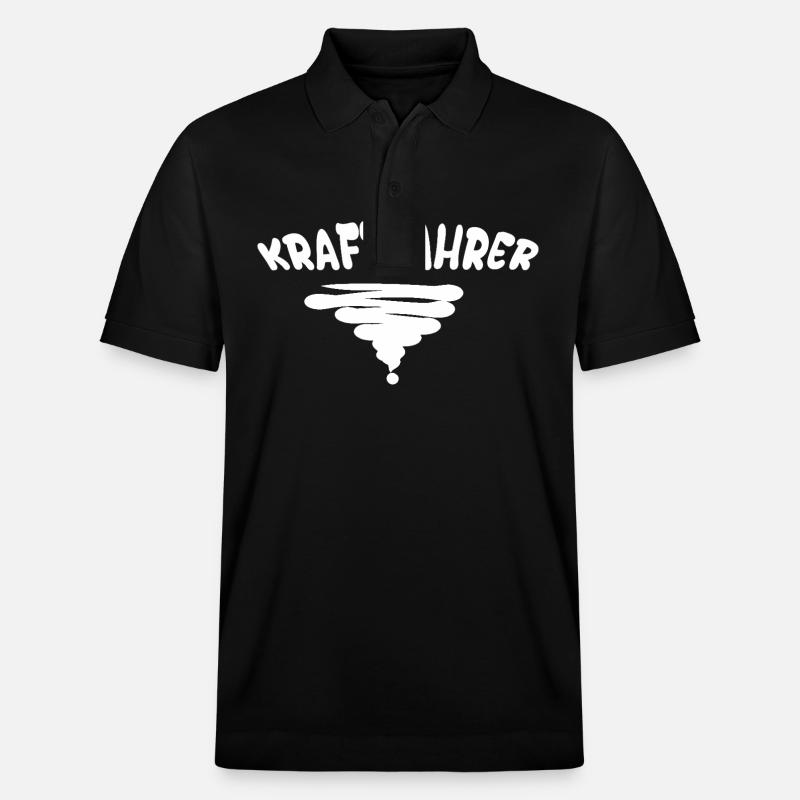 Kraftfahrer als Beruf - Stanley/Stella Unisex Bio-Poloshirt PREPSTER - Schwarz