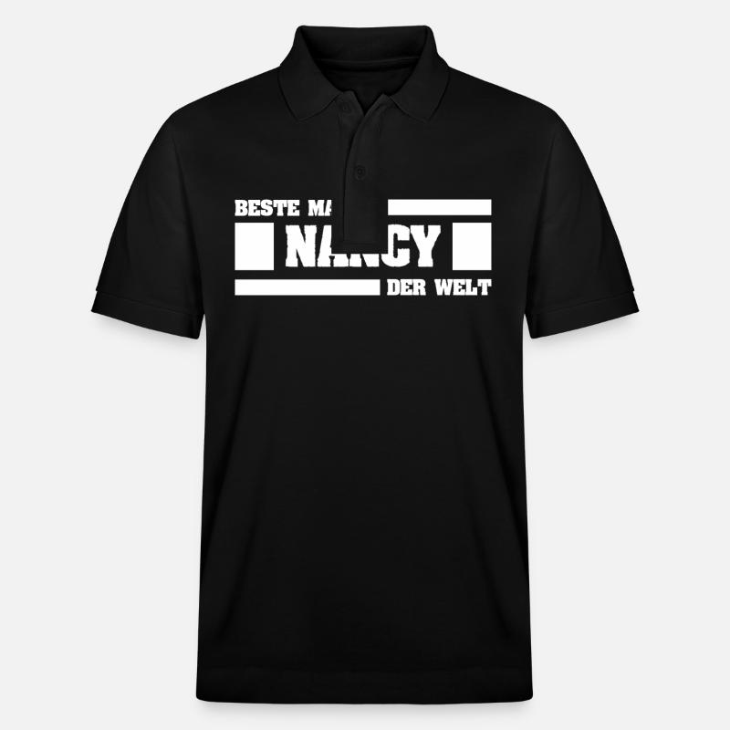 Mère Nancy - Polo PREPSTER bio Stanley/Stella Unisexe - noir