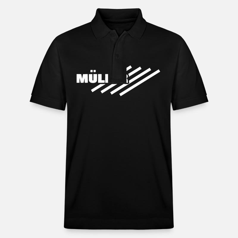 Müller - Stanley/Stella Unisex Bio-Poloshirt PREPSTER - Schwarz
