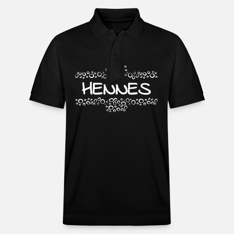 Hennes comme prénom - Polo PREPSTER bio Stanley/Stella Unisexe - noir