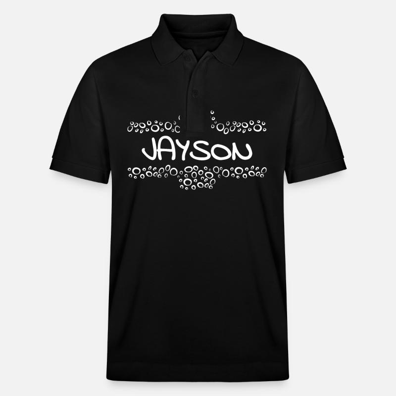 Vorname Jayson - Stanley/Stella Unisex Bio-Poloshirt PREPSTER - Schwarz