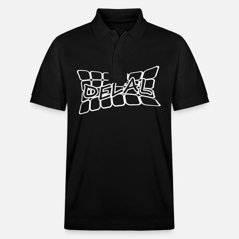 Delal comme nom - Polo PREPSTER bio Stanley/Stella Unisexe - noir