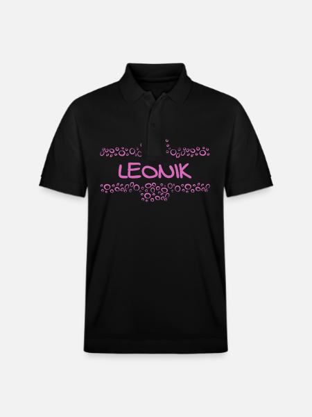 Leonik - Stanley/Stella Unisex Bio-Poloshirt PREPSTER - Schwarz