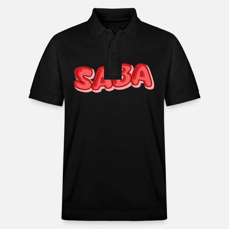 Vacances Saba - Polo PREPSTER bio Stanley/Stella Unisexe - noir