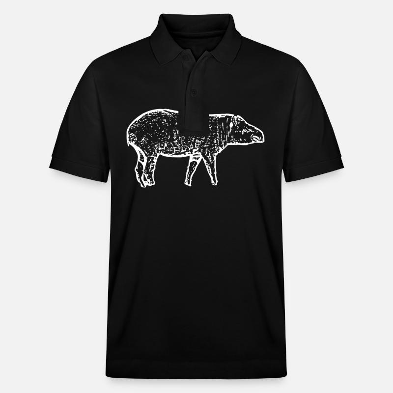 Tapire - Stanley/Stella Unisex Bio-Poloshirt PREPSTER - Schwarz