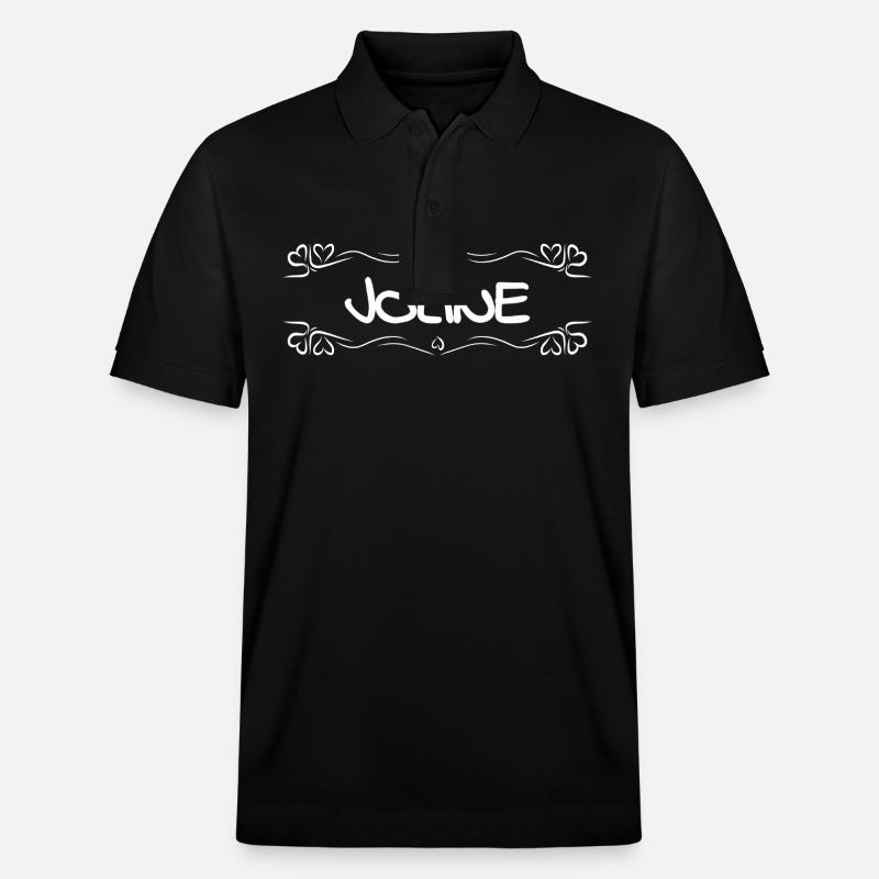 Joline comme nom - Polo PREPSTER bio Stanley/Stella Unisexe - noir