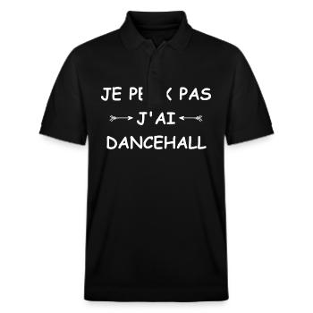 Je peux pas j'ai Dancehall - Polo PREPSTER bio Stanley/Stella Unisexe - noir - Devant - Roxy (174cm) & Andy (188cm)