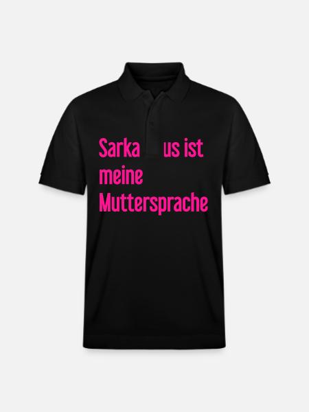 Sarcasm Pro - Stanley/Stella Unisex Organic Polo Shirt PREPSTER - black