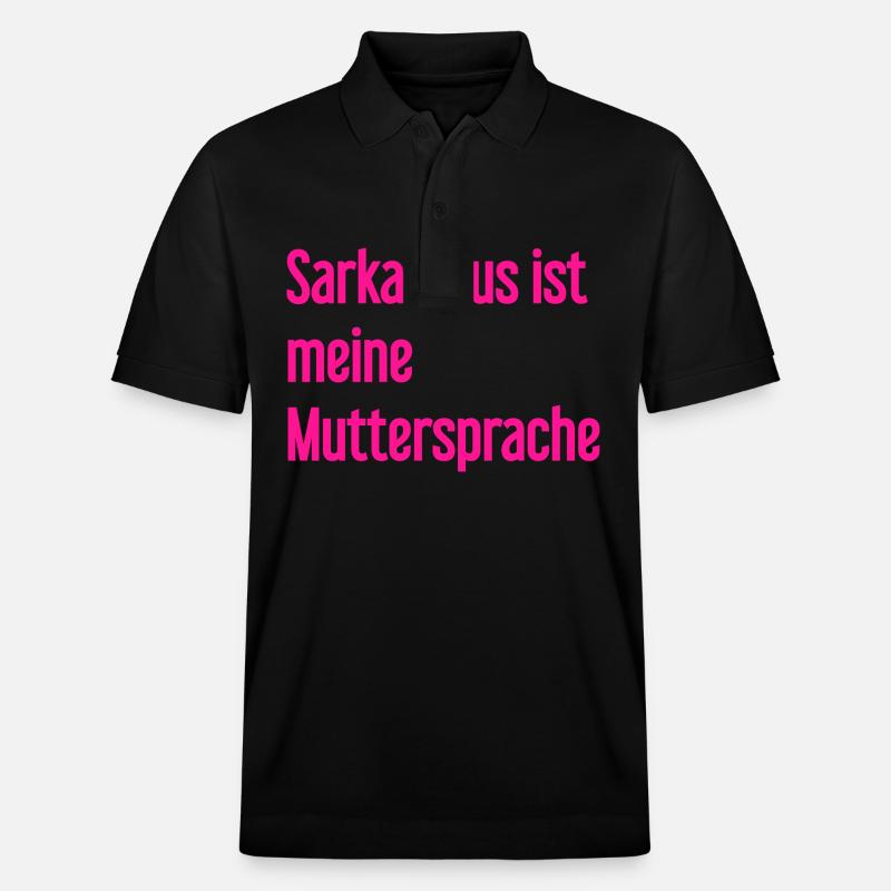 Sarcasme Pro - Polo PREPSTER bio Stanley/Stella Unisexe - noir