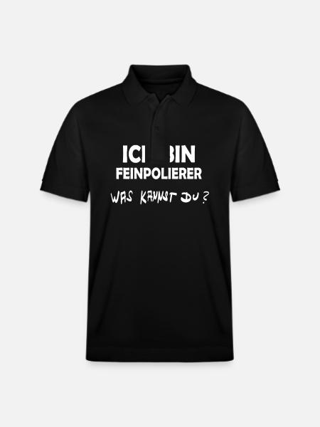 Fine polisher - Stanley/Stella Unisex Organic Polo Shirt PREPSTER - black