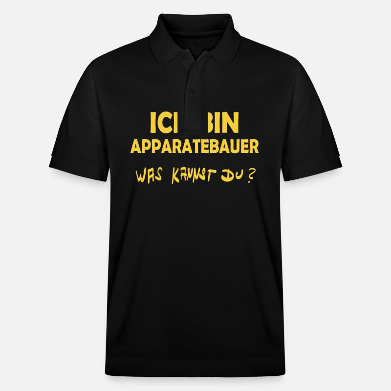 Constructeur d’appareils comme profession - Polo PREPSTER bio Stanley/Stella Unisexe - noir