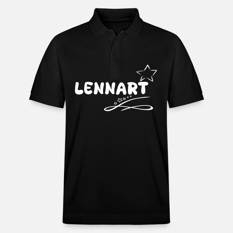 Geschenk Lennart - Stanley/Stella Unisex Bio-Poloshirt PREPSTER - Schwarz