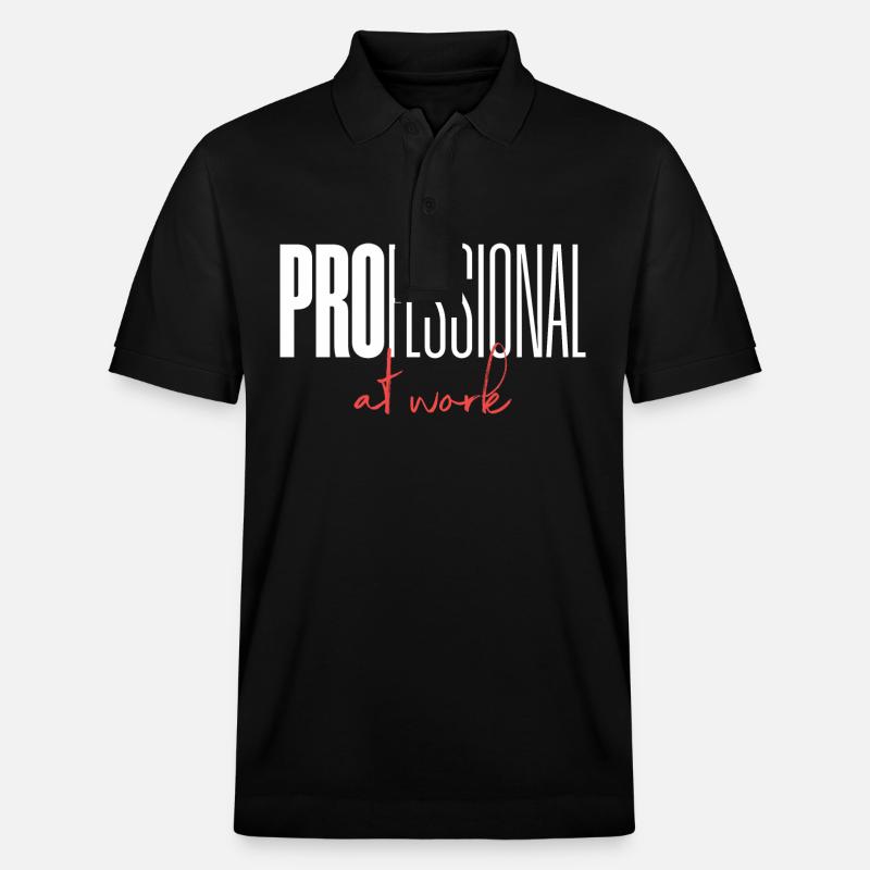 Professional at work - Stanley/Stella Unisex Bio-Poloshirt PREPSTER - Schwarz