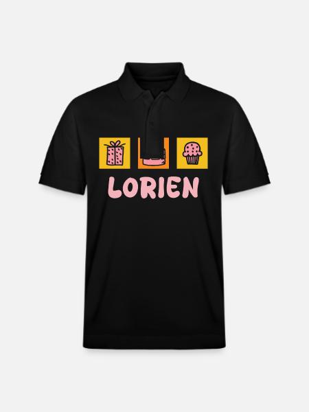 Lorien comme prénom - Polo PREPSTER bio Stanley/Stella Unisexe - noir