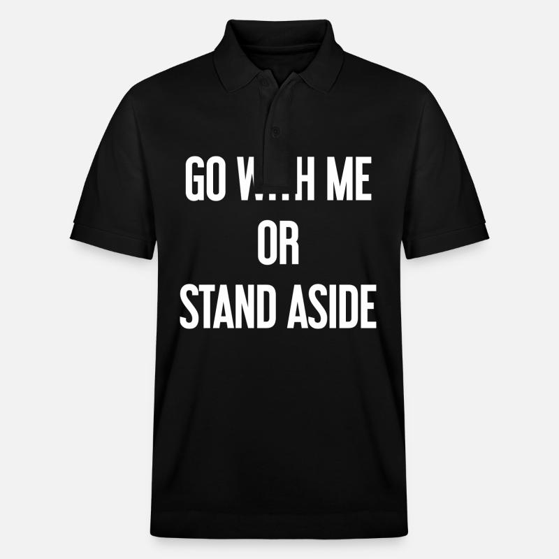 Geh mit oder beiseite - Stanley/Stella Unisex Bio-Poloshirt PREPSTER - Schwarz
