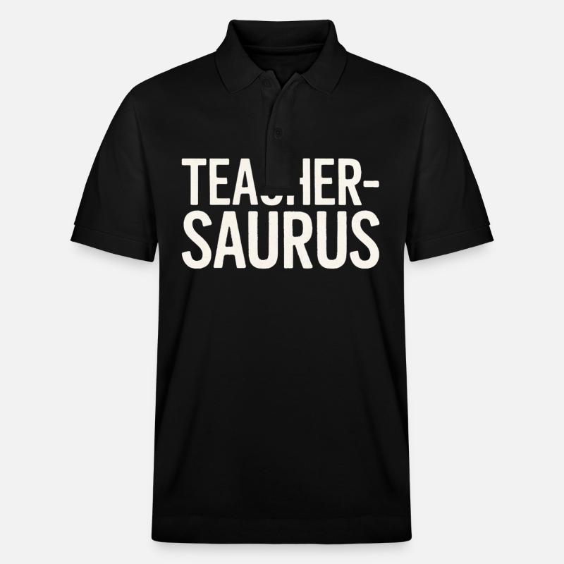 Teacher-saurus 8 - Stanley/Stella Unisex Bio-Poloshirt PREPSTER - Schwarz