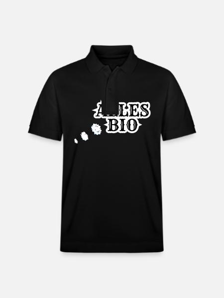 Alles Bio - Stanley/Stella Unisex Bio-Poloshirt PREPSTER - Schwarz
