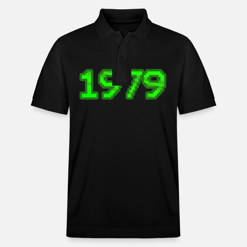 Computer 1979 - Stanley/Stella Unisex Bio-Poloshirt PREPSTER - Schwarz