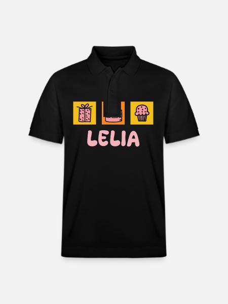 Lelia - Stanley/Stella Unisex Bio-Poloshirt PREPSTER - Schwarz