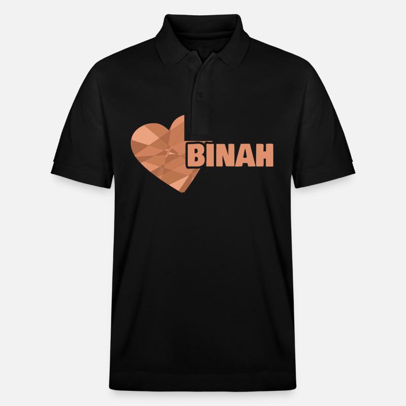 Binah - Polo PREPSTER bio Stanley/Stella Unisexe - noir