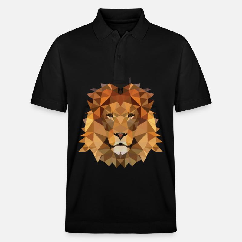 Polygone de lion - Polo PREPSTER bio Stanley/Stella Unisexe - noir