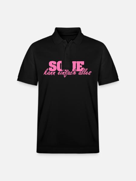 Mme Sofie - Polo PREPSTER bio Stanley/Stella Unisexe - noir