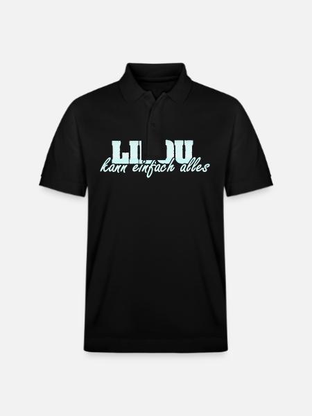 Lilou - Stanley/Stella Unisex Organic Polo Shirt PREPSTER - black