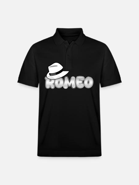 Romeo als Hut - Stanley/Stella Unisex Bio-Poloshirt PREPSTER - Schwarz
