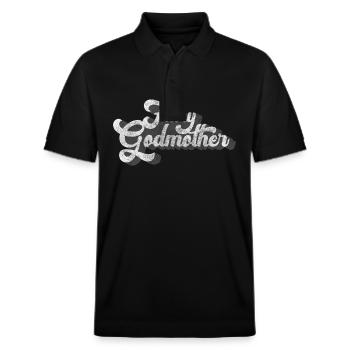 Fantasy Fairy Tale Girl Spell - Stanley/Stella Unisex Organic Polo Shirt PREPSTER - black - Front - Roxy (174cm) & Andy (188cm)