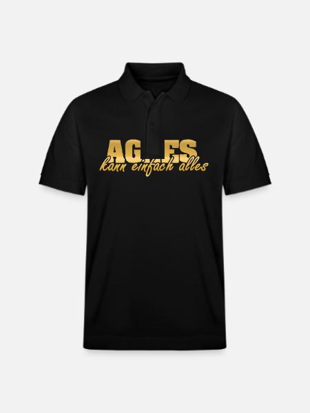 Mrs. Agnes - Stanley/Stella Unisex Organic Polo Shirt PREPSTER - black