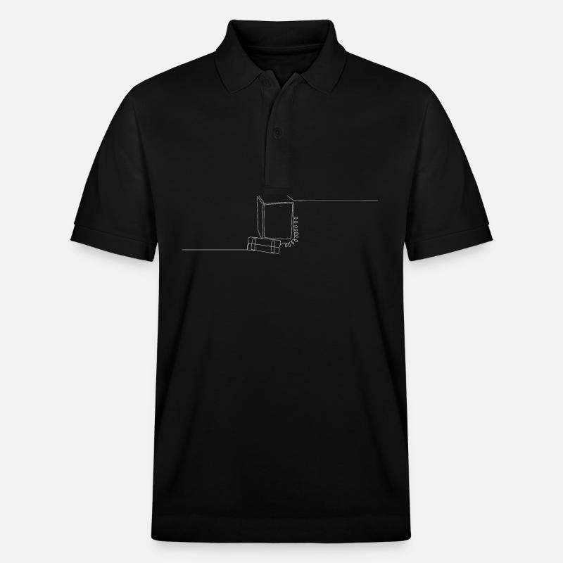 Dynamit Skizze - Stanley/Stella Unisex Bio-Poloshirt PREPSTER - Schwarz