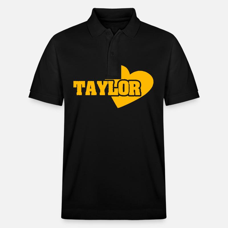 Taylor als Gold - Stanley/Stella Unisex Bio-Poloshirt PREPSTER - Schwarz