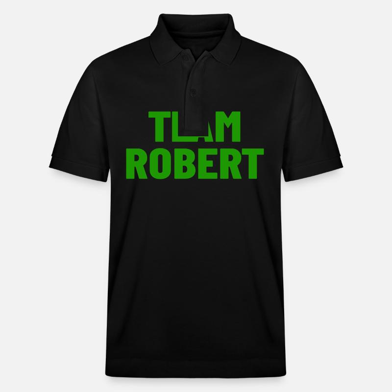 Team Robert - Stanley/Stella Unisex Bio-Poloshirt PREPSTER - Schwarz