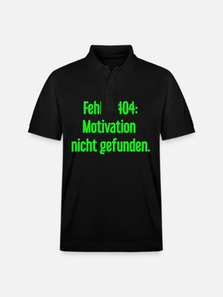 Erreur 404 : Motivation introuvable - Polo PREPSTER bio Stanley/Stella Unisexe - noir