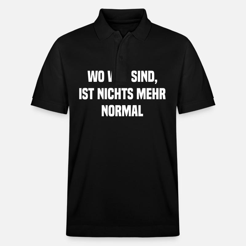 Junggesellenabschied Junggesellen Feiern - Stanley/Stella Unisex Bio-Poloshirt PREPSTER - Schwarz