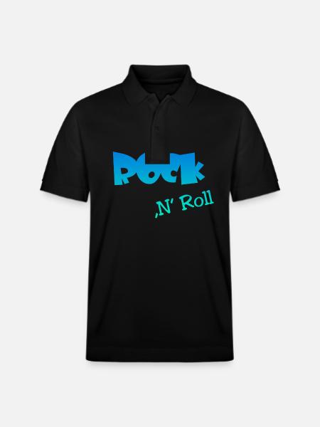 Rock n Roll - Stanley/Stella Unisex Bio-Poloshirt PREPSTER - Schwarz