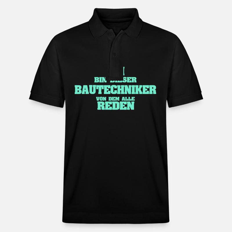 Profession Technicien en construction - Polo PREPSTER bio Stanley/Stella Unisexe - noir