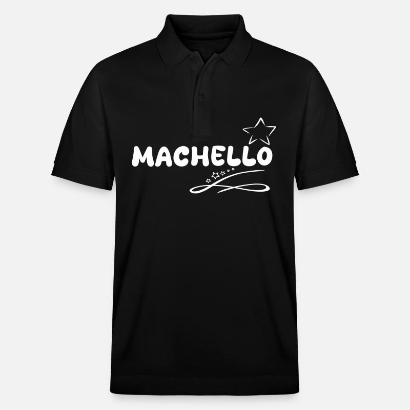 Geschenk Machello - Stanley/Stella Unisex Bio-Poloshirt PREPSTER - Schwarz