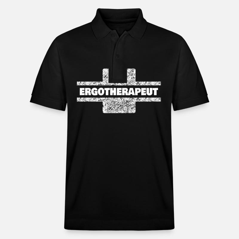 Ergotherapeut als Beruf - Stanley/Stella Unisex Bio-Poloshirt PREPSTER - Schwarz