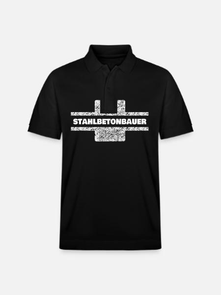 Beruf Stahlbetonbauer - Stanley/Stella Unisex Bio-Poloshirt PREPSTER - Schwarz