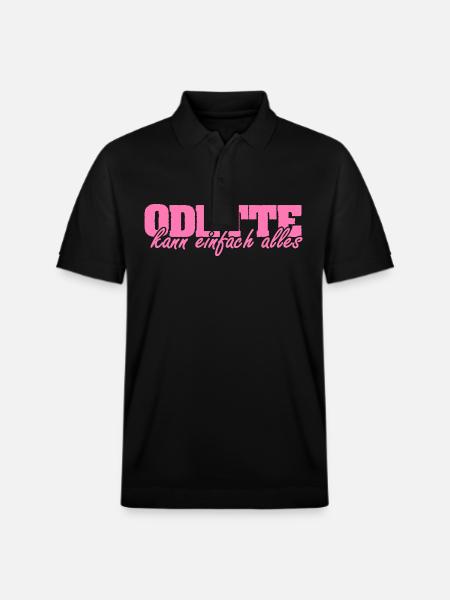Gift for Odette - Stanley/Stella Unisex Organic Polo Shirt PREPSTER - black