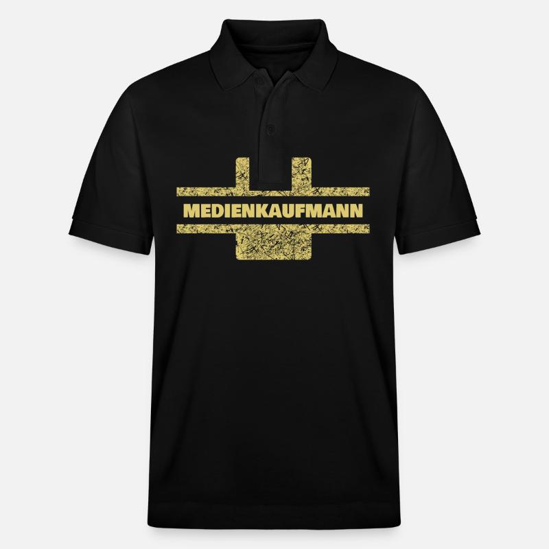 Beruf Medienkaufmann - Stanley/Stella Unisex Bio-Poloshirt PREPSTER - Schwarz