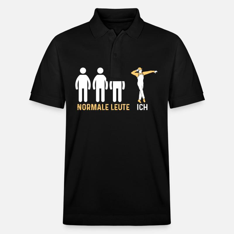 Danseur de claquettes - Polo PREPSTER bio Stanley/Stella Unisexe - noir