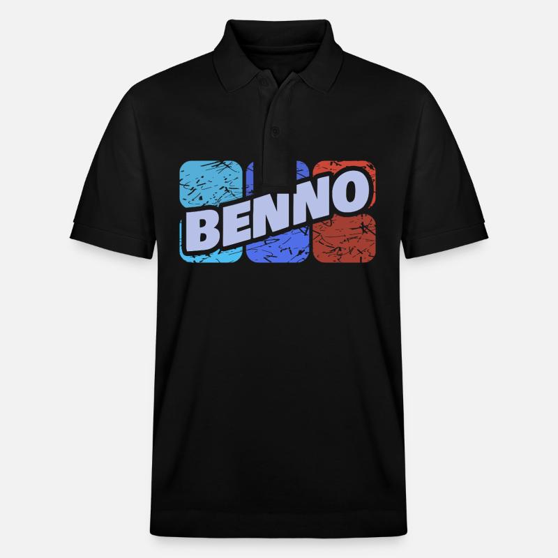 Benno Benno - Stanley/Stella Unisex Bio-Poloshirt PREPSTER - Schwarz