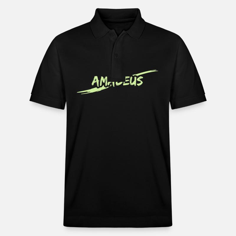 Amadeus en tant qu’Amadeus - Polo PREPSTER bio Stanley/Stella Unisexe - noir