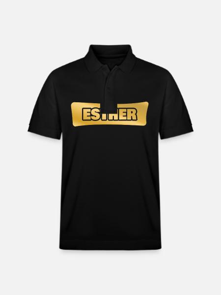 Esther - Stanley/Stella Unisex Organic Polo Shirt PREPSTER - black